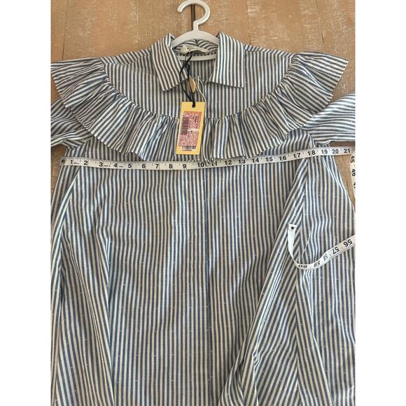 Cycle mini tuni dress made in Italy 100% Cotton New - Picture 5 of 10